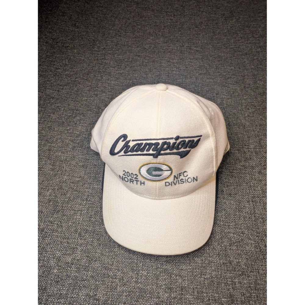 Vintage Green Bay Packers 2002 NFC North Divisional Champions Reebok Hat Cap